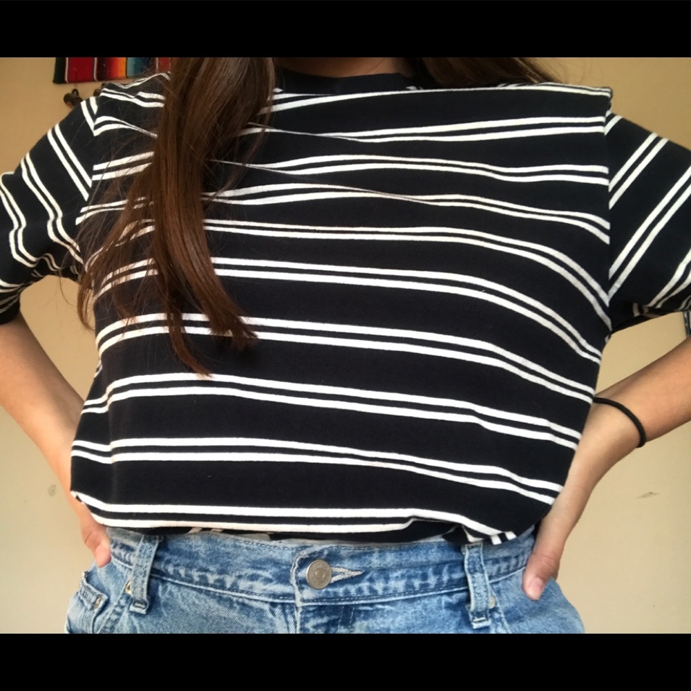 h&m striped shirt